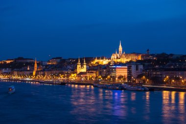 Budapeşte Macaristan gece