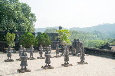 Hue, Vietnam için İmparator Khai Dinh Türbesi.