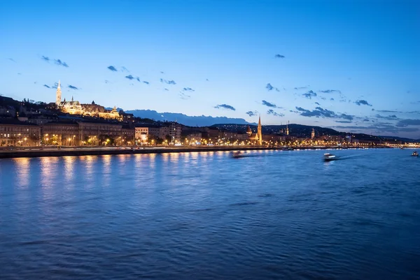 At night in Budapest Hungary — Stock Photo, Image