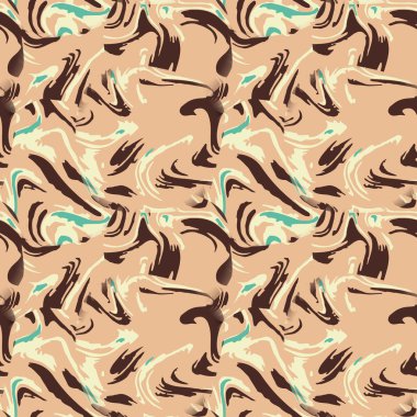 Çiçek paleti ile Seamless Modeli