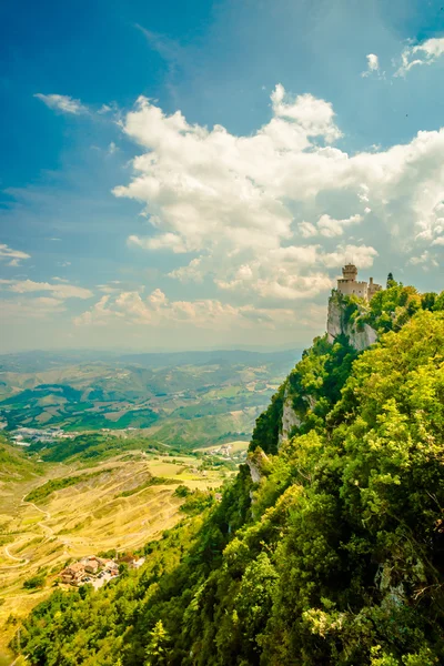 Cesta pevnosti, San Marino — Stock fotografie