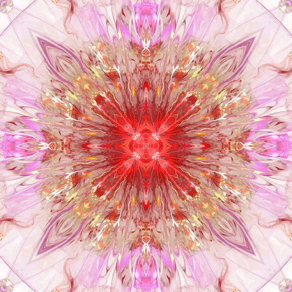 Modèle kaléidoscopique abstrait . — Image vectorielle