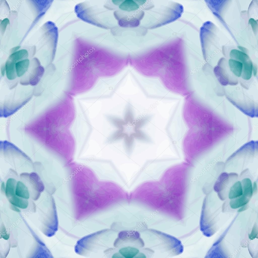 Abstract kaleidoscopic pattern.