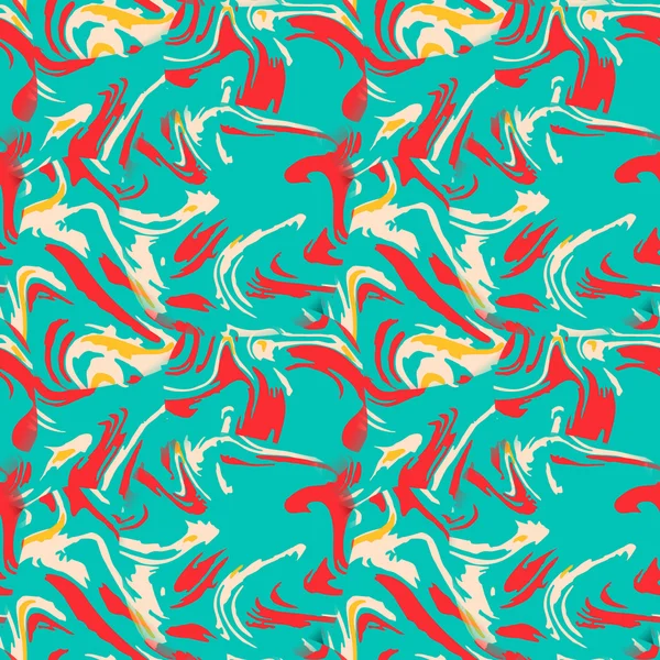 Motif sans couture avec palette florale — Image vectorielle