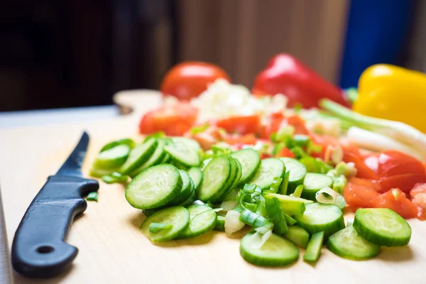 Verduras en la cocina — Foto de Stock