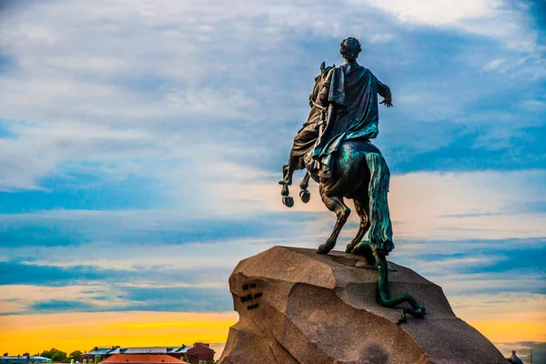 Der bronzene Reiter — Stockfoto