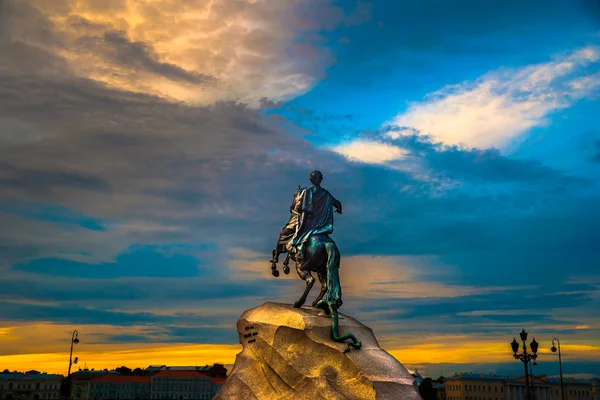 O Cavaleiro de Bronze — Fotografia de Stock