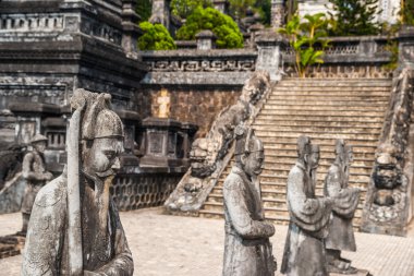 Hue, Vietnam için İmparator Khai Dinh Türbesi.