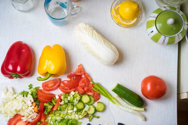 Verdure in cucina — Foto Stock