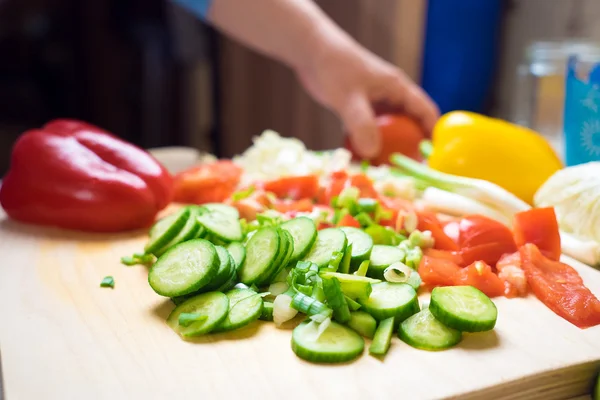 Verduras en la cocina — Foto de Stock