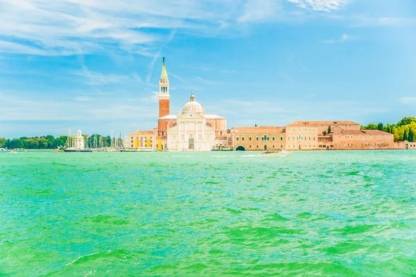 Pohled na ostrov San Giorgio v Benátkách — Stock fotografie