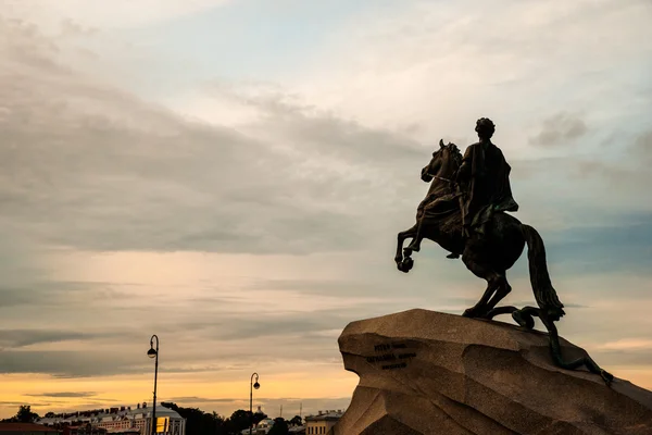 O Cavaleiro de Bronze — Fotografia de Stock