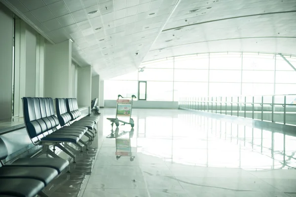 Airport waiting area — Stock Photo, Image