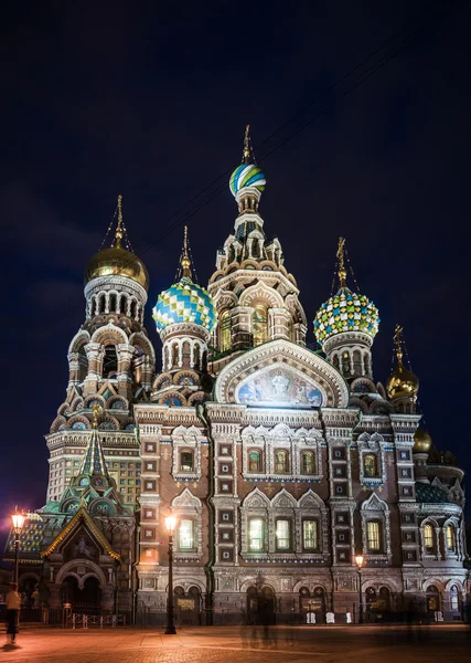 Saint Petersburg, Rusya'nın dökülmüş kan Kilisesi. — Stok fotoğraf