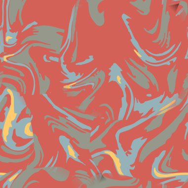 Çiçek paleti ile Seamless Modeli