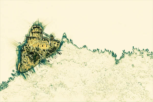 Крепость Сеста — стоковое фото