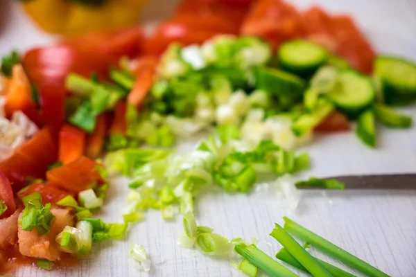 Verduras en la cocina — Foto de Stock