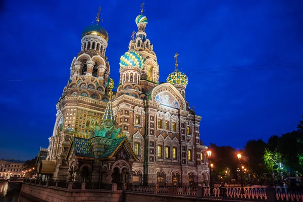 Saint Petersburg, Rusya'nın dökülmüş kan Kilisesi. — Stok fotoğraf