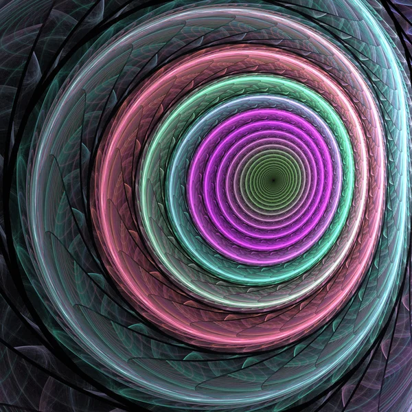 Spirala fraktalna — Zdjęcie stockowe