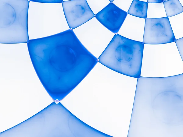 Abstract composition with circular checkered pattern — Stock Photo, Image