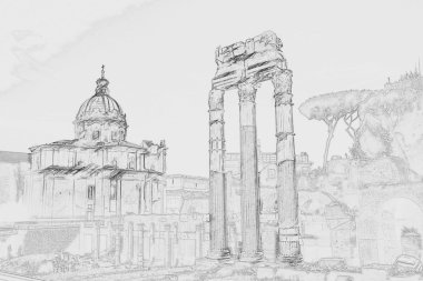 Roma Forumunun Harabeleri