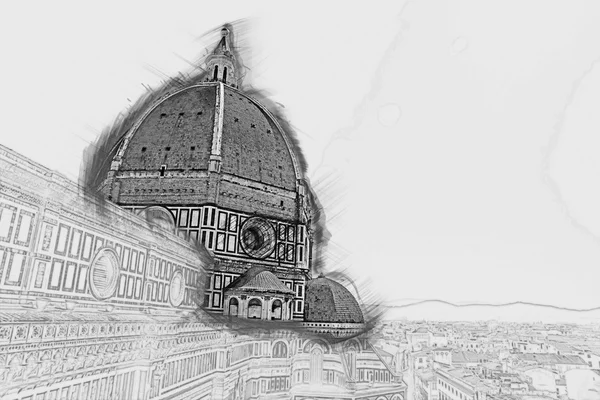 Basilica di santa maria del fiore, Florencie, Itálie — Stock fotografie