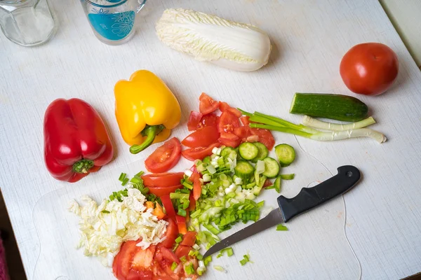 Verduras en la cocina — Foto de Stock