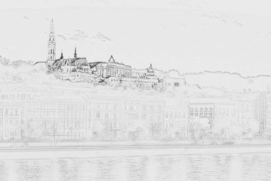 Budapeşte Macaristan gece