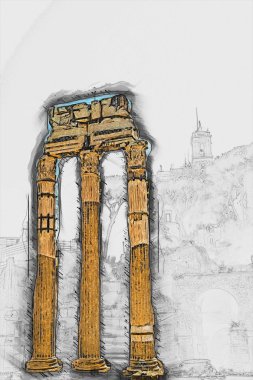 Roma Forumunun Harabeleri