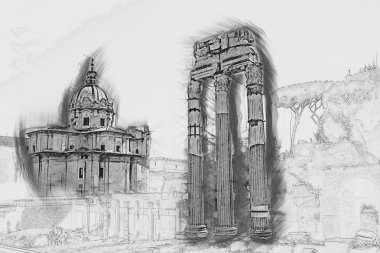 Roma Forumunun Harabeleri