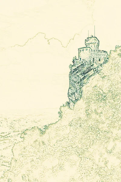 Крепость Сеста — стоковое фото