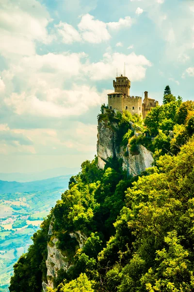 Cesta fästning, San Marino — Stockfoto