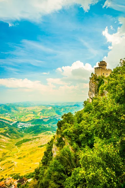Cesta pevnosti, San Marino — Stock fotografie