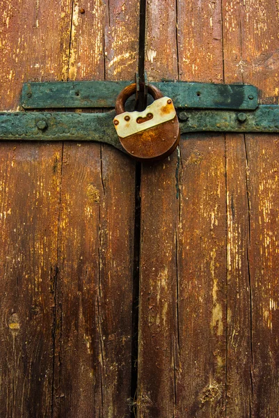 Puerta de madera vieja — Foto de Stock