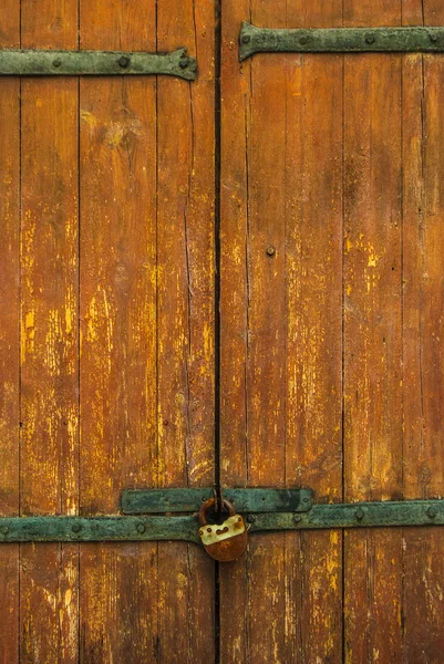 Puerta de madera vieja — Foto de Stock