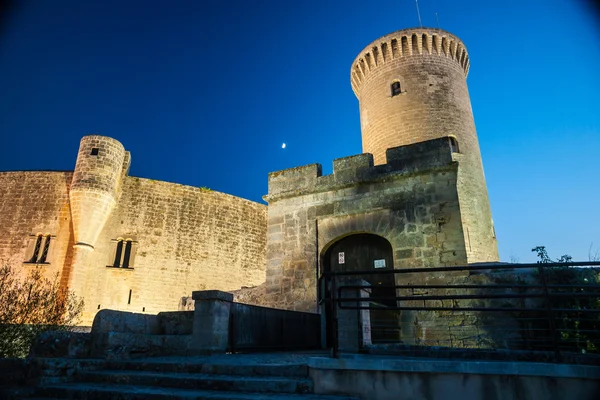 Fortaleza do Castelo de Bellver em Palma-de-Maiorca — Fotografia de Stock