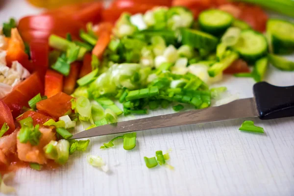 Verduras en la cocina — Foto de Stock