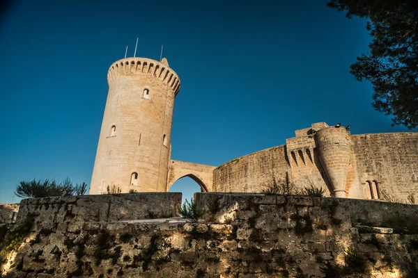 Η κάστρο Bellver φρούριο στο de-Πάλμα-Μαγιόρκα — Φωτογραφία Αρχείου