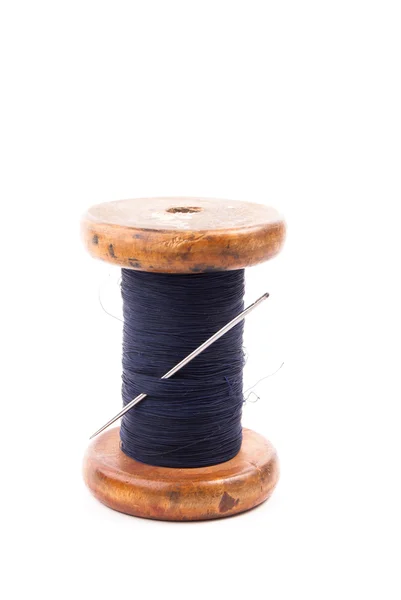 Spool of thread with needle — Stock Photo, Image