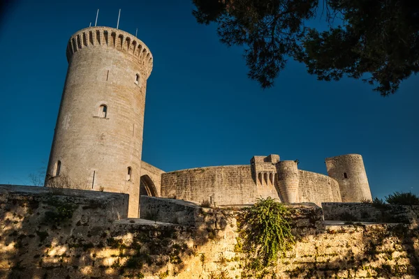 Η κάστρο Bellver φρούριο στο de-Πάλμα-Μαγιόρκα — Φωτογραφία Αρχείου