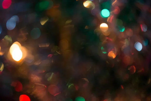 彩色图像模糊的圣诞装饰 — 图库照片