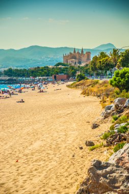 Görünüm beach, Palma de Mallorca