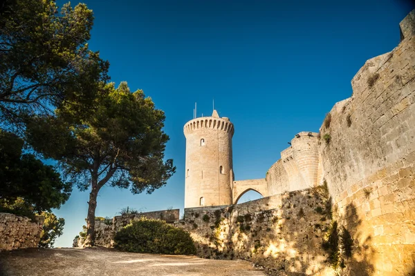 Palma de Mallorca kalede Bellver Castle — Stok fotoğraf
