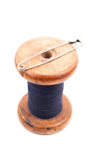 Spool of thread with needle — Stock Photo, Image