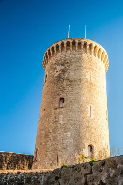 Castillo de Bellver fortaleza en Palma-de-Mallorca —  Fotos de Stock