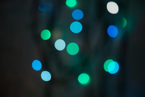 Colorful blurred image of Christmas decoration — Stock Photo, Image