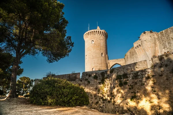 Fortaleza do Castelo de Bellver em Palma-de-Maiorca — Fotografia de Stock