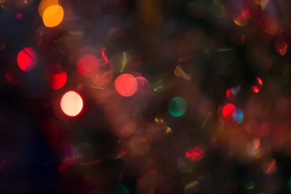 Kolorowy nieostry obraz świątecznych dekoracji — Zdjęcie stockowe