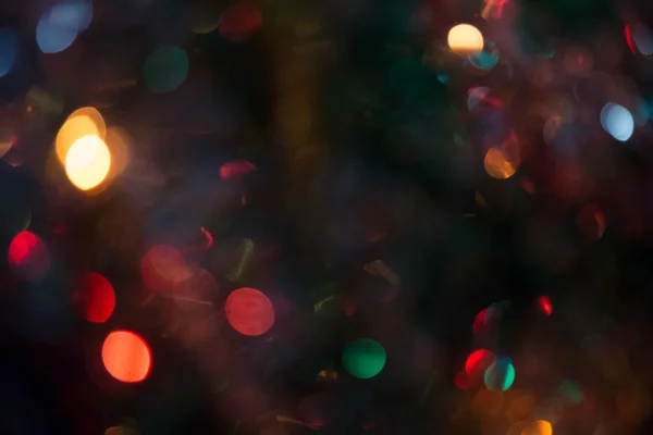 Colorful blurred image of Christmas decoration — Stock Photo, Image