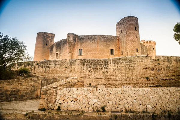 Bellver kasteel fort in Palma-de-Mallorca — Stockfoto